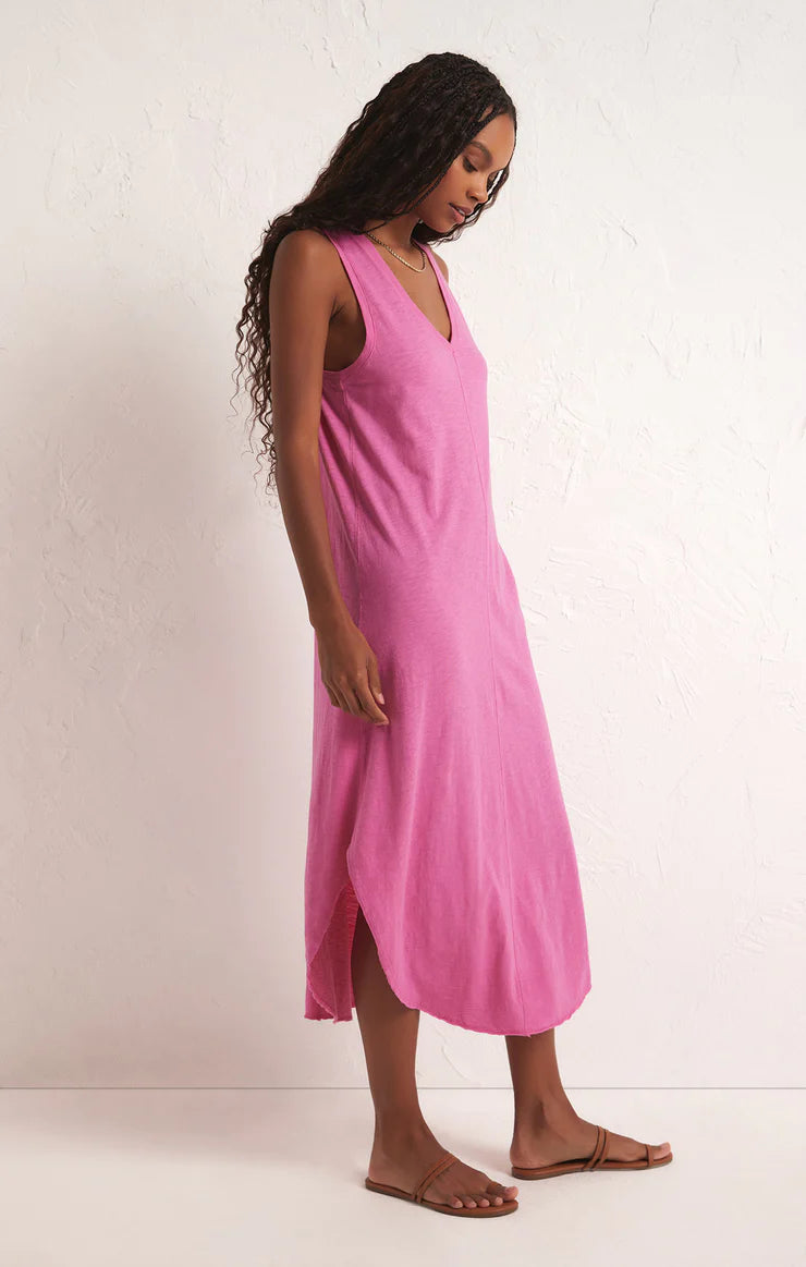 The Reverie Slub Dress Heartbreaker Pink