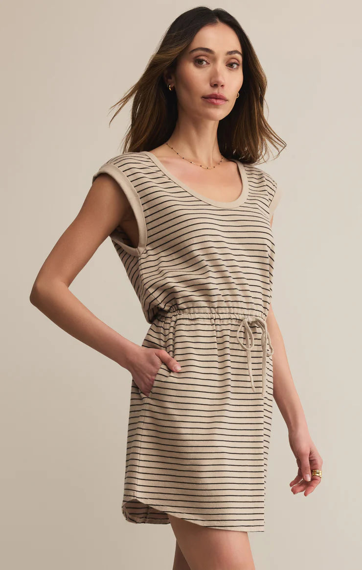 Dayshift Striped Mini Dress Retreat