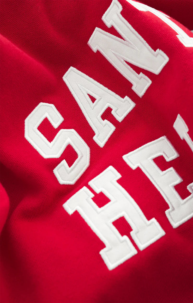 Santa's Helper Holiday Sweatshirt Festive Red