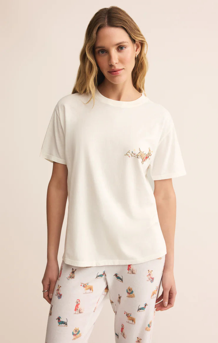 Bestie Boyfriend Tee Sea Salt