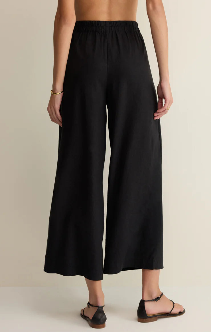 Scout Linen Pant Black