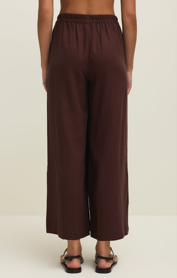 Scout Linen Pant Chocolate Cherry