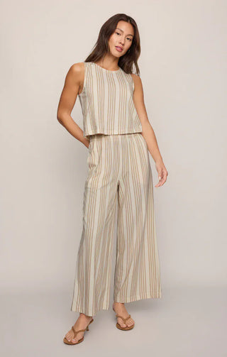 Z Supply Bottoms - Pants Scout Knit Striped Pant Cloud