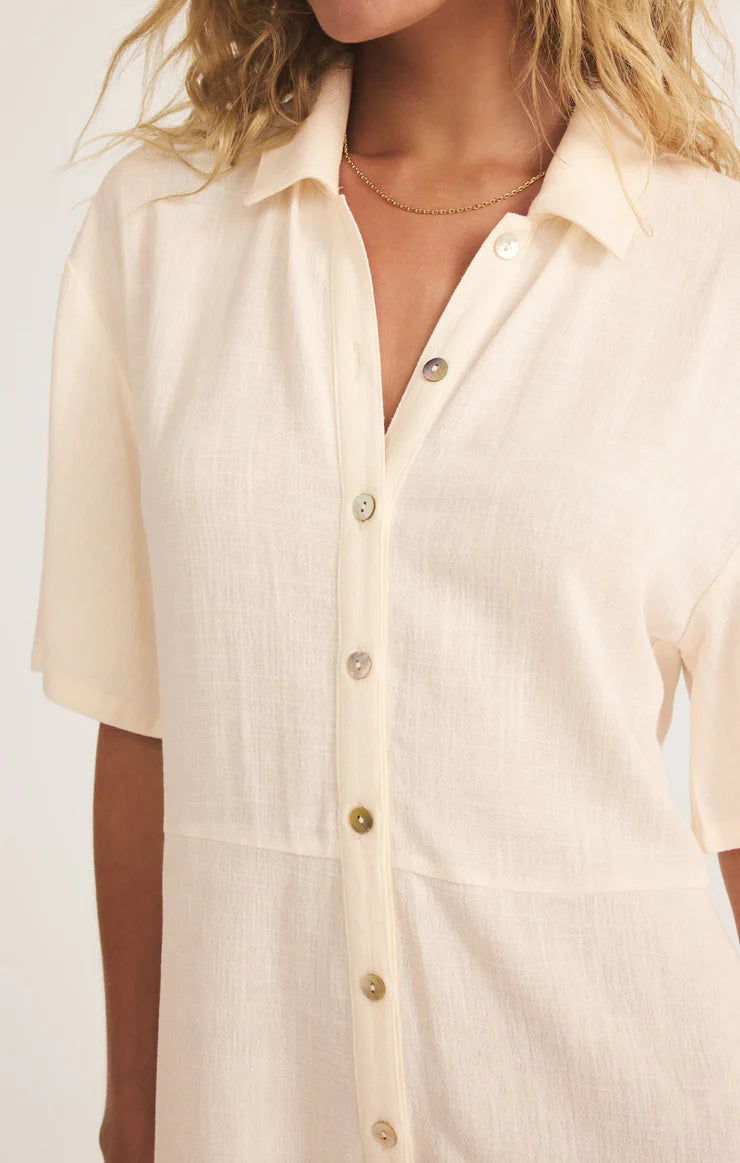 Final Sale Marcell Romper Marcell Romper Sea Salt