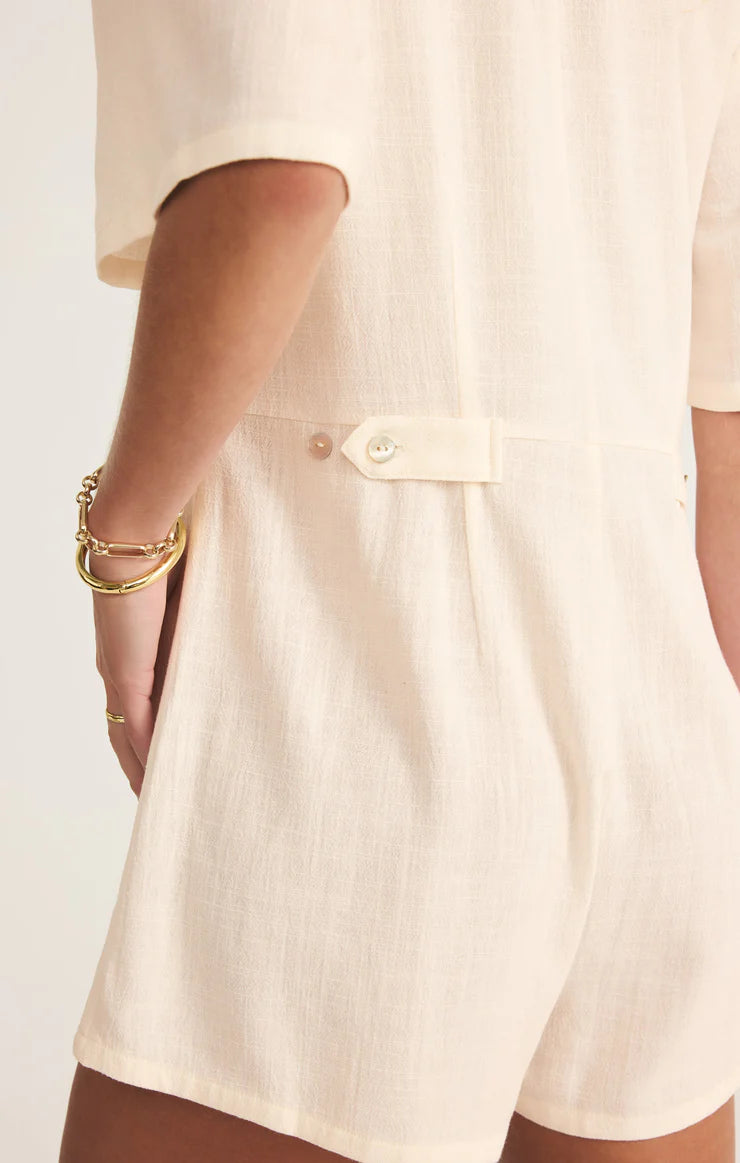 Final Sale Marcell Romper Marcell Romper Sea Salt