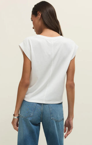 Camino Jersey Top White
