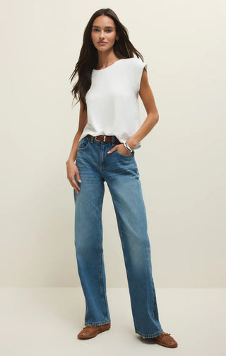 Camino Jersey Top White