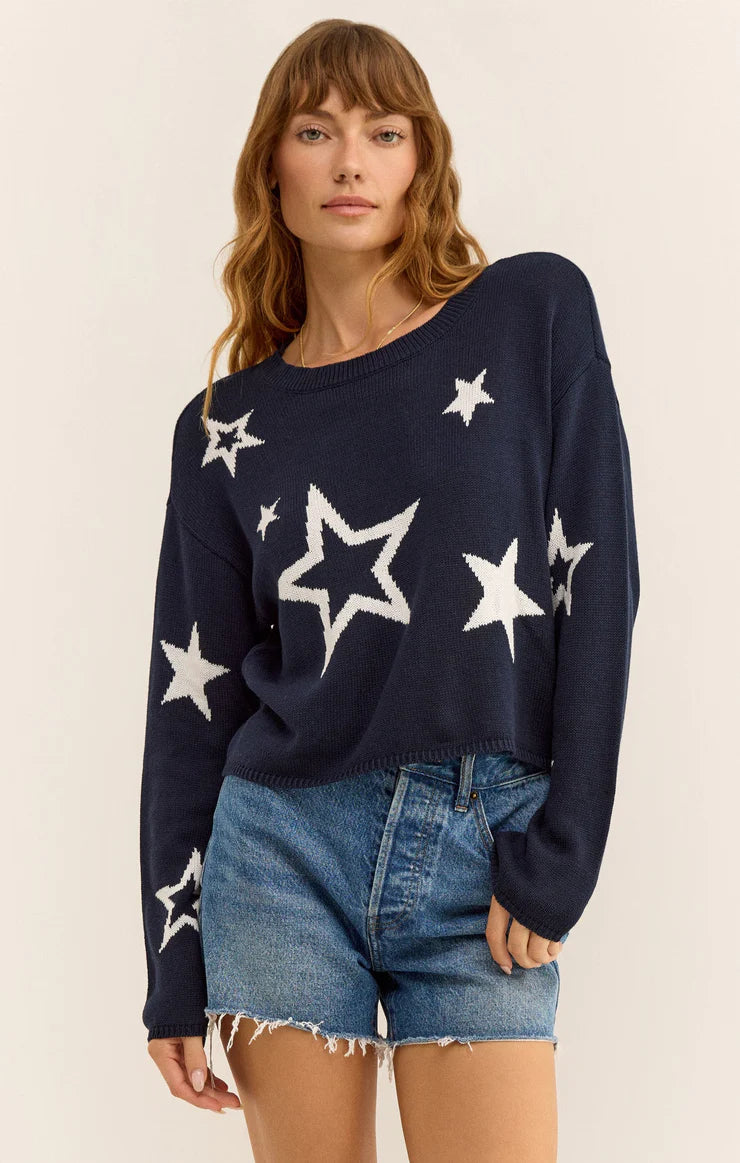 Sale Seeing Stars Sweater Captain Navy