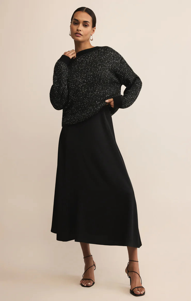 Sale Gleam Sequin Sweater Black