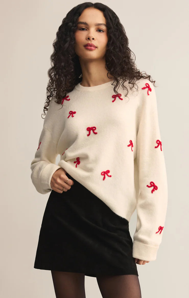 Tie The Ribbon Sweater Warm White