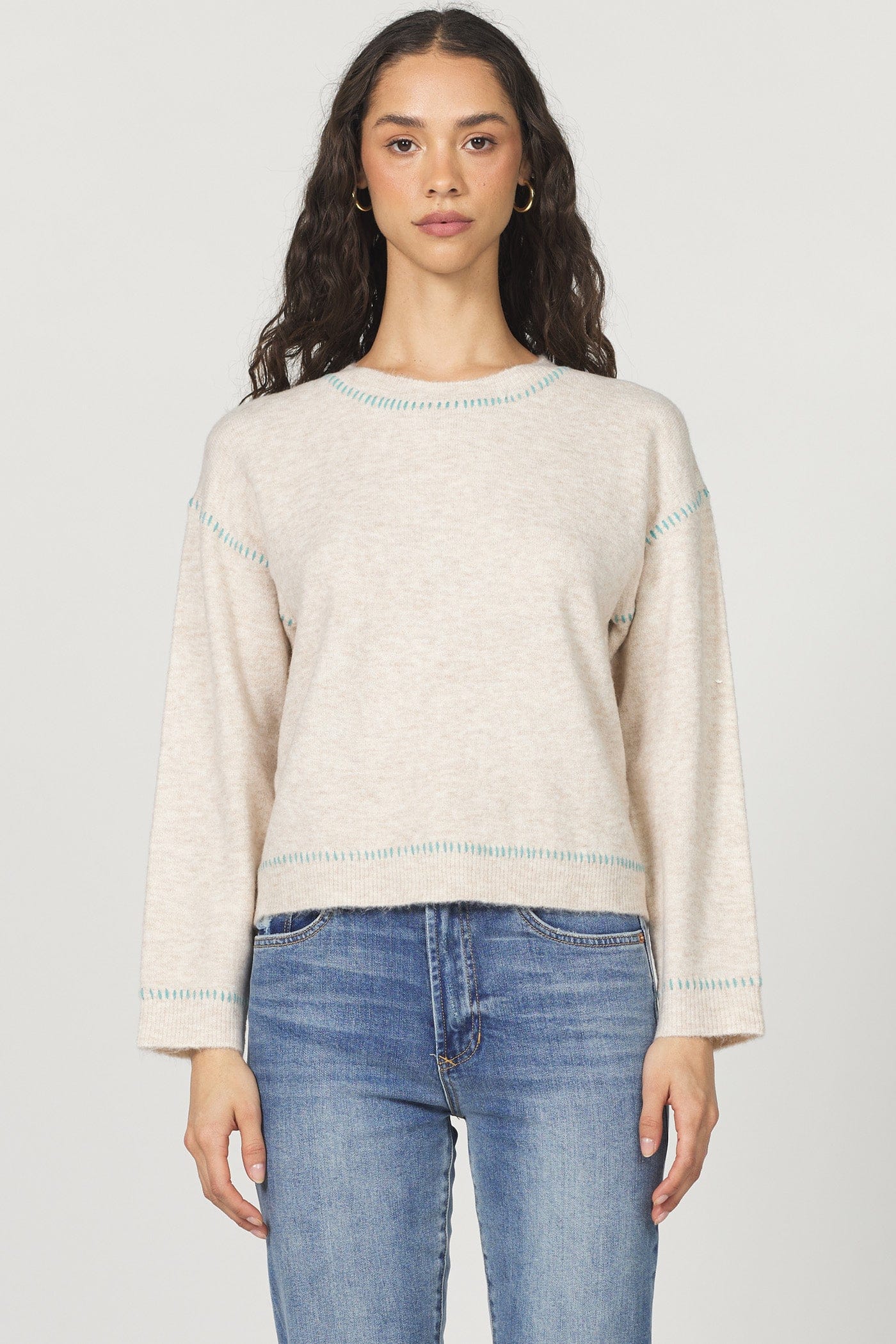 Another Love Tops - Sweaters Final Sale Millie Drop Shoulder Long Sweater Top