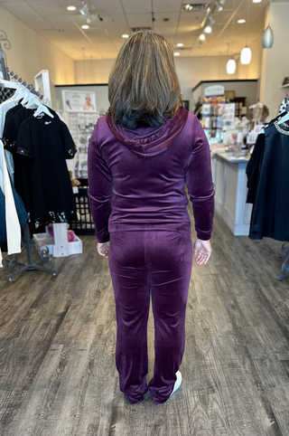 b.young Sets Velvet Jogging Set Fig