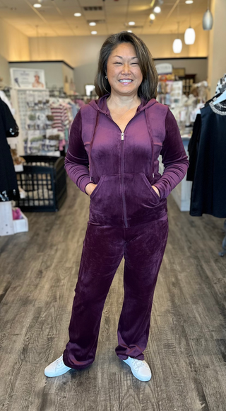 b.young Sets Xsm Velvet Jogging Set Fig
