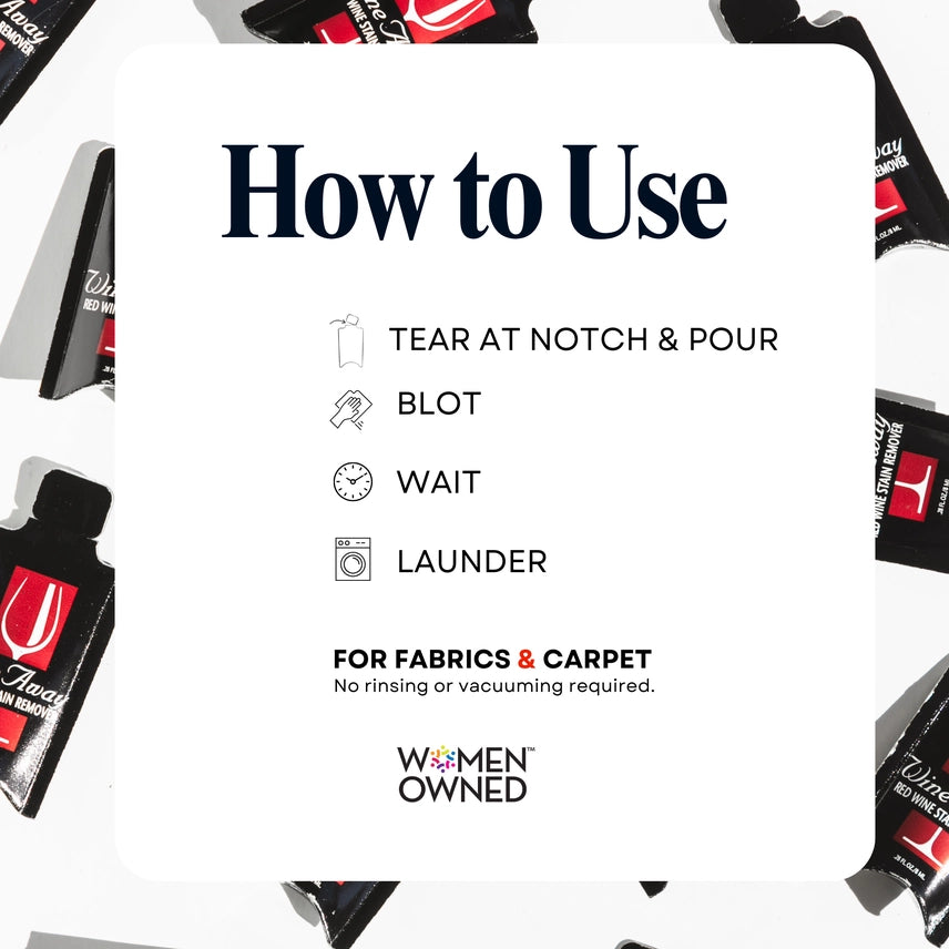 Wine Away On-The-Go Stain Remover Singe-Use