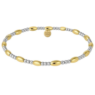bara boheme Jewelry - Bracelets Myli Two-Tone Stretchy Bracelet