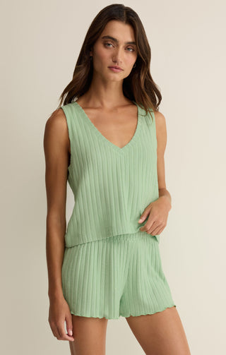 Sloane V-Neck Rib Tank Sprout