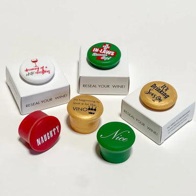 CapaBunga Home - Drinkware Christmas Wine Caps 6 Styles