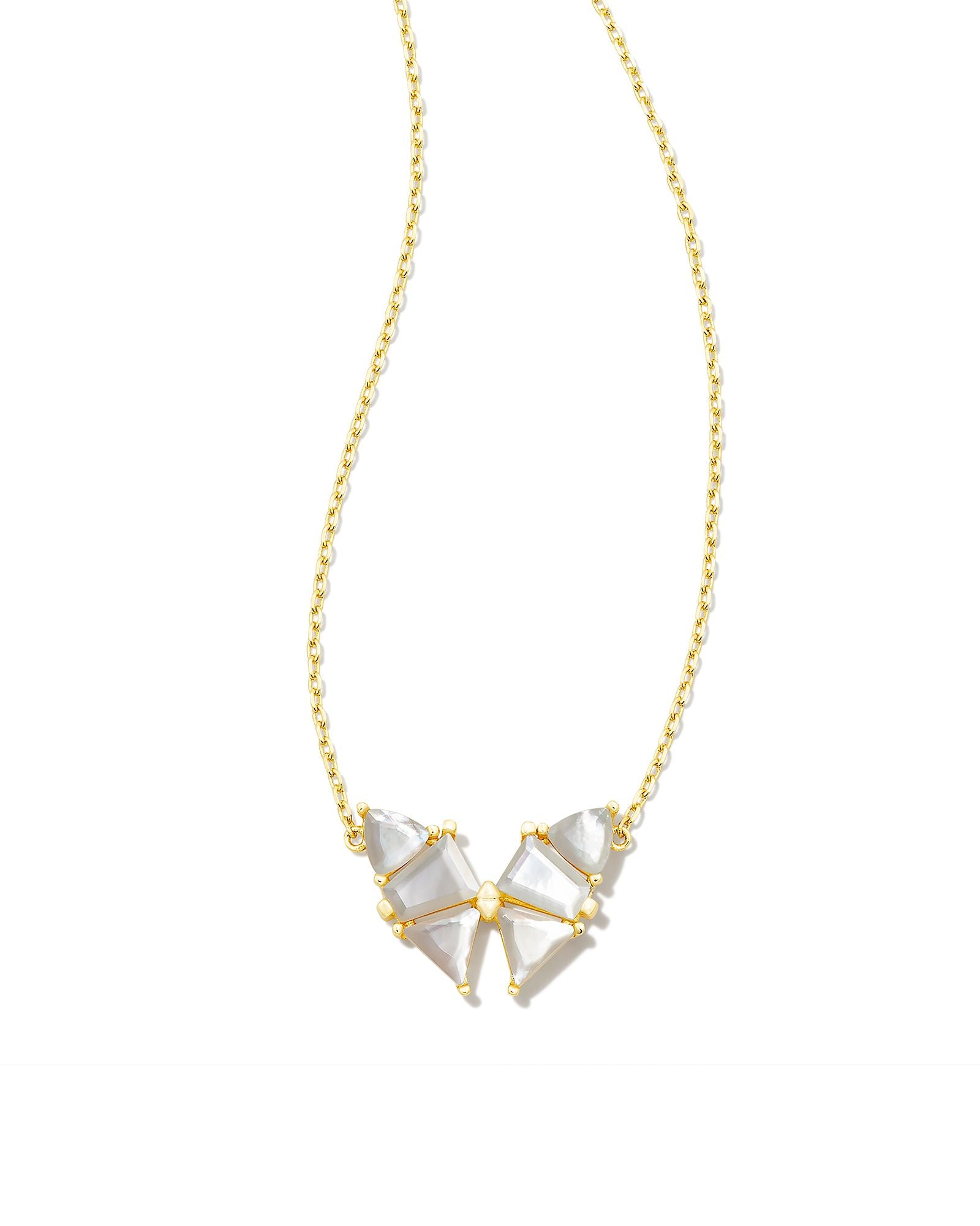 Sale Blair Butterfly Necklace Gold Ivory MOP