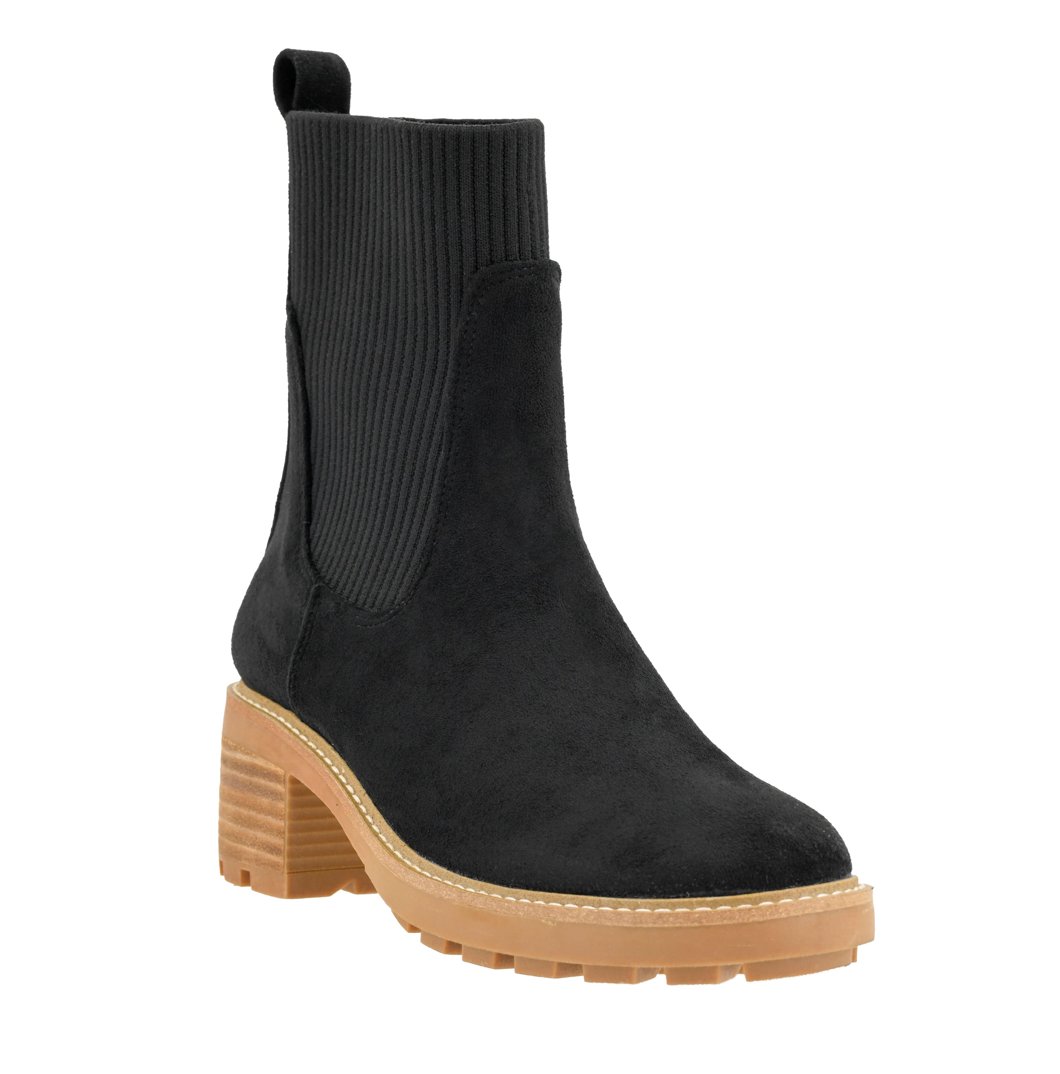 Corkys Footwear Shoes Sale Goodness Gracious Black Faux Suede Boots