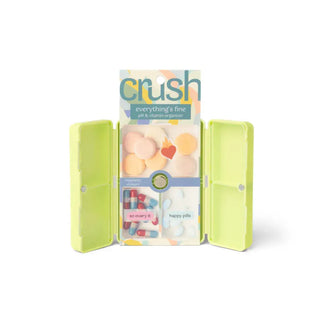 Crush Home - Personal Care Lime Everything's Fine Pill & Vitamin Case 4 Colors
