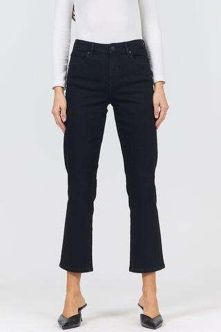 Dear John bottoms - Jeans 25 Anika Straight Leg Mid Rise Jeans Black Arrow