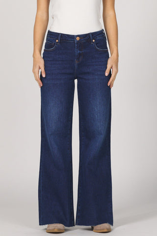 Dear John Bottoms - Pants 24 Micah Mid-Rise Wide Leg Jeans Night