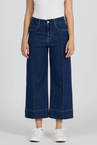 Dear John Bottoms - Pants 25 Audrey High Rise Cropped Jeans Breckenridge
