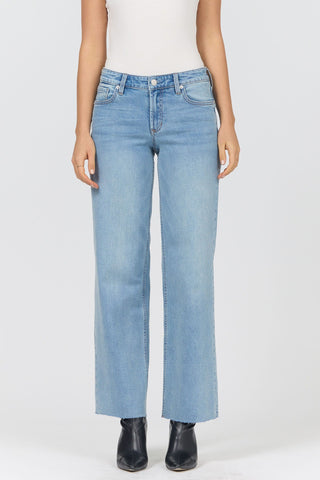 Dear John Bottoms - Pants 25 Drew Straight Leg Low-Rise Jeans Pearl