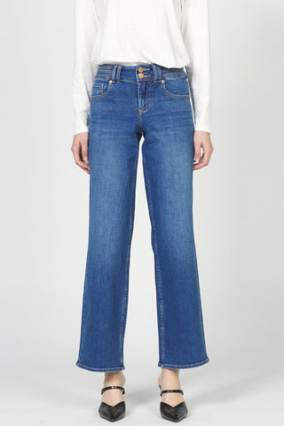 Dear John Bottoms - Pants 25 Taylor Straight Leg Mid-Rise Jeans Violet Blue