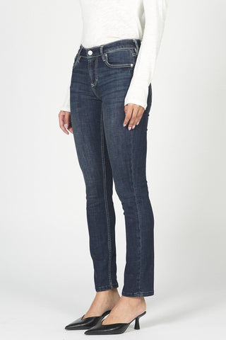 Dear John Bottoms - Pants Blaire Mid-Rise Slim Straight Jeans Lennon