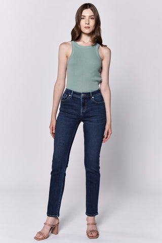 Dear John Bottoms - Pants Blaire Slim Straight Jeans Riviera