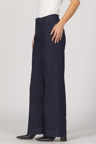 Dear John Bottoms - Pants Brandy Mid-Rise Wide Leg Trouser Jeans Zodiac