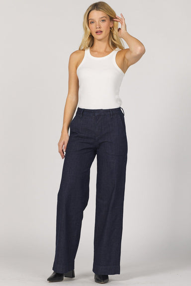 Dear John Bottoms - Pants Brandy Mid-Rise Wide Leg Trouser Jeans Zodiac