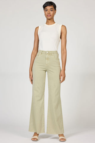 Dear John Bottoms - Pants Fiona High Rise Wide Leg Jeans Abbey Stone
