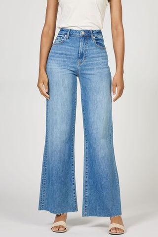 Dear John Bottoms - Pants Fiona High Rise Wide Leg Jeans London