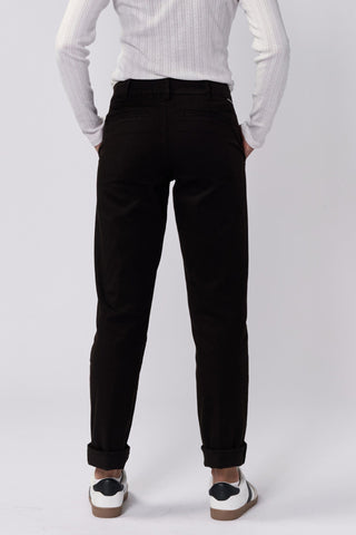 Dear John Bottoms - Pants Hampton Mid-Rise Trouser Pant Black