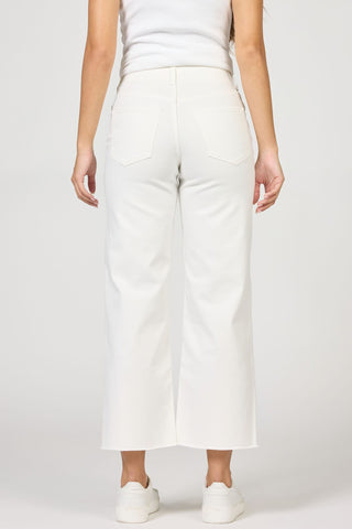 Dear John Bottoms - Pants Holly High Rise Straight Leg Jeans White