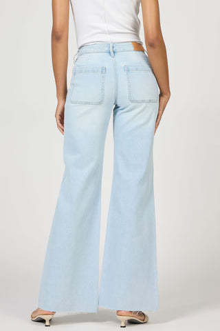 Dear John Bottoms - Pants Micah Mid-Rise Wide Leg Jeans Misty Cloud
