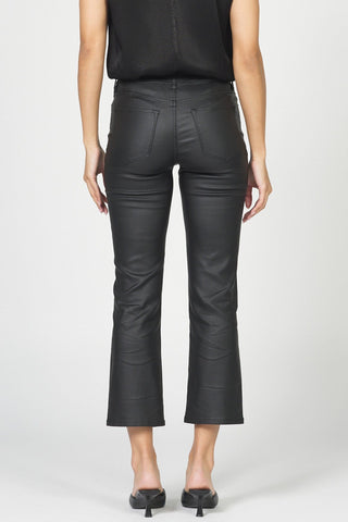 Dear John Bottoms - Pants Sale Anika Straight Leg Vegan Leather Pant Black
