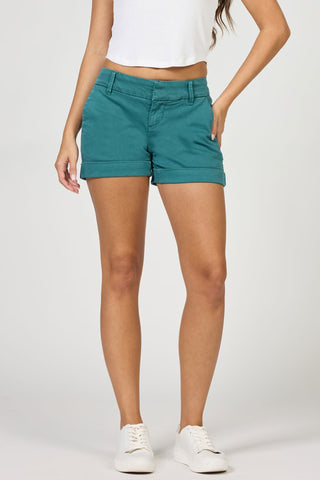 Dear John Bottoms - Shorts 25 Hampton Mid-Rise Cuffed Short Mediterranea