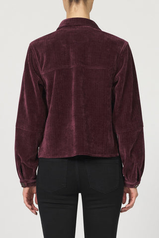 Dear John Outerwear - Jackets Cropped Gina Long Sleeve Jacket Fig