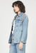 Dear John Outerwear - Jackets Final Sale Janette Oversized Denim Jacket w/Crystals Spakle