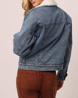 Dear John Outerwear - Jackets Sale Owen Sherpa Lined Denim Jacket Blue Springs