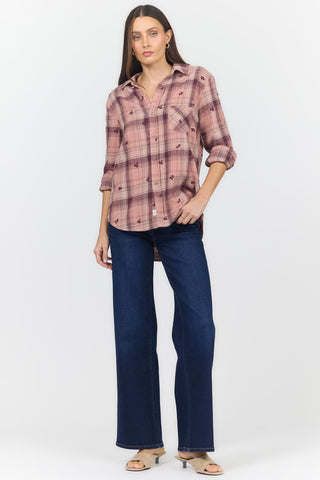 Dear John Tops - Blouse Galina Shirt Rosebury Plaid