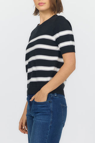 Dear John Tops - Sweaters Amaris Sweater Black & Grey
