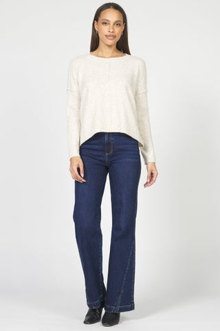 Dear John Tops - Sweaters Ayat Long Sleeve Sweater Cream