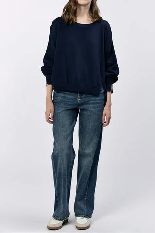 Dear John Tops - Sweaters Trenton Sweater Black Iris