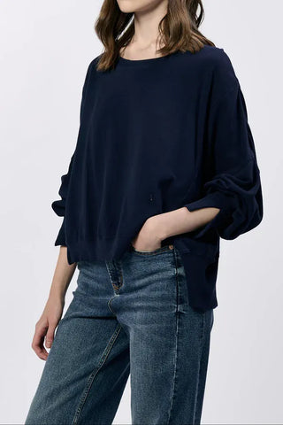 Dear John Tops - Sweaters Trenton Sweater Black Iris