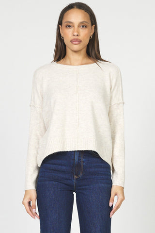 Dear John Tops - Sweaters Xsm Ayat Long Sleeve Sweater Cream