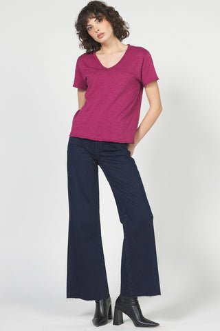 Dear John Tops - T-Shirts Vanya Short Sleeve T-Shirt Beaujolais